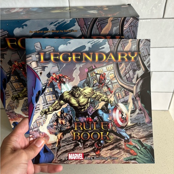 Upper Deck Legendary: A Marvel Deck Building Game Complete EUC! Super Hero - Picture 6 of 7